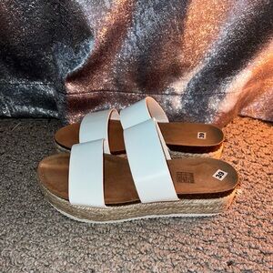 White platform Sandals